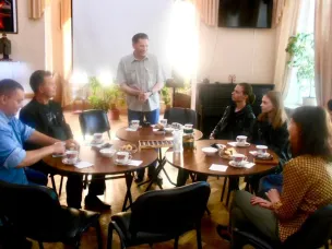 В Доме ветеранов прошла встреча с участником СВО А.В. Чекановым